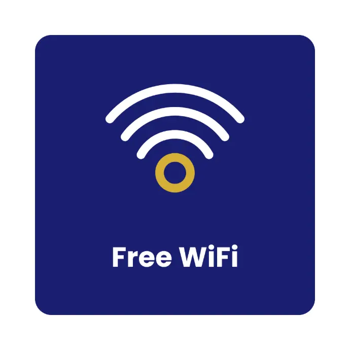 Free WIFI to all Residence