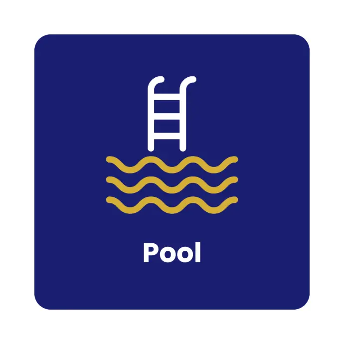 Pool to relax and unwind
