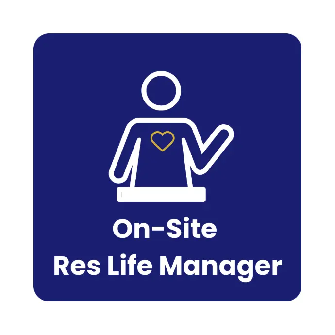 On-site Res Life Manager or Housemother