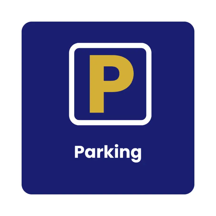 Secure on-site parking area available for students and staff at Burgers Park Student Hotel